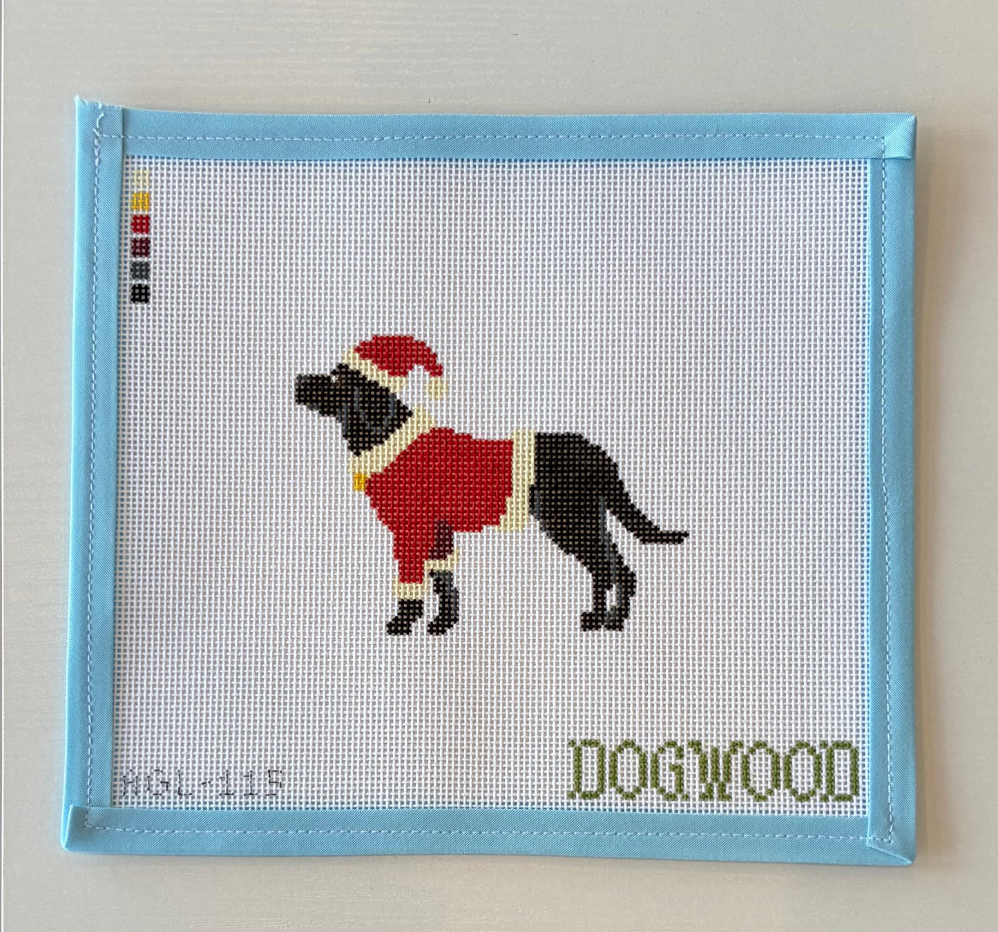 Santa Black Lab