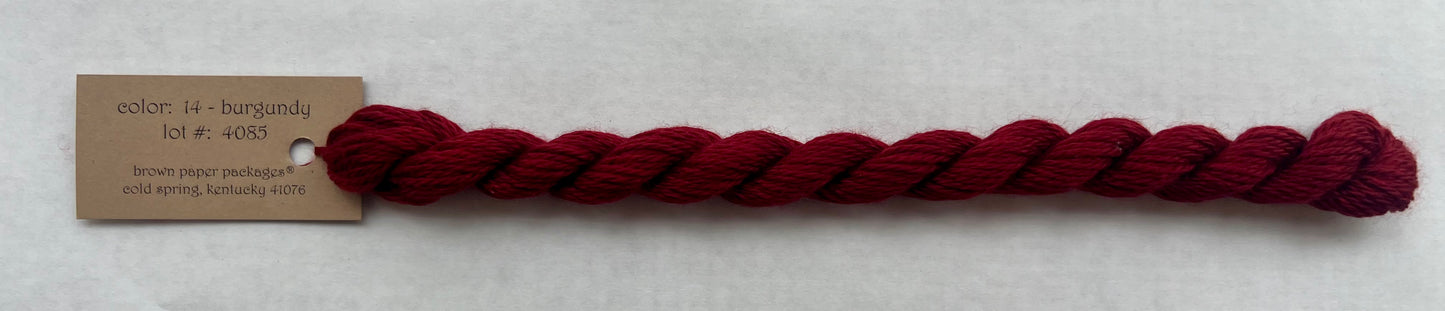 Silk & Ivory 014-Burgundy