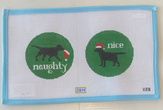 Naughty/Nice Black Labs