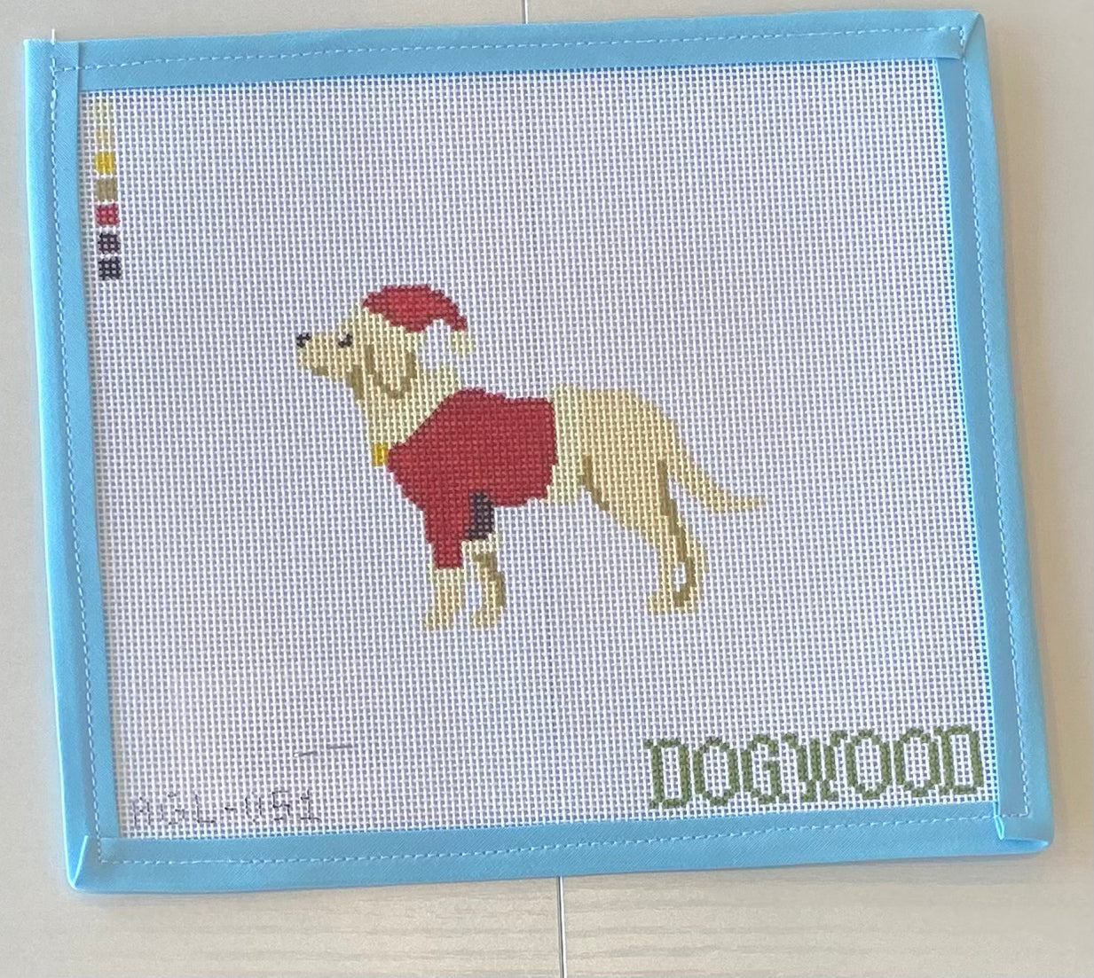 Santa Yellow Lab