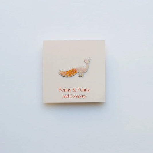 Playful Peacock Needle Minder