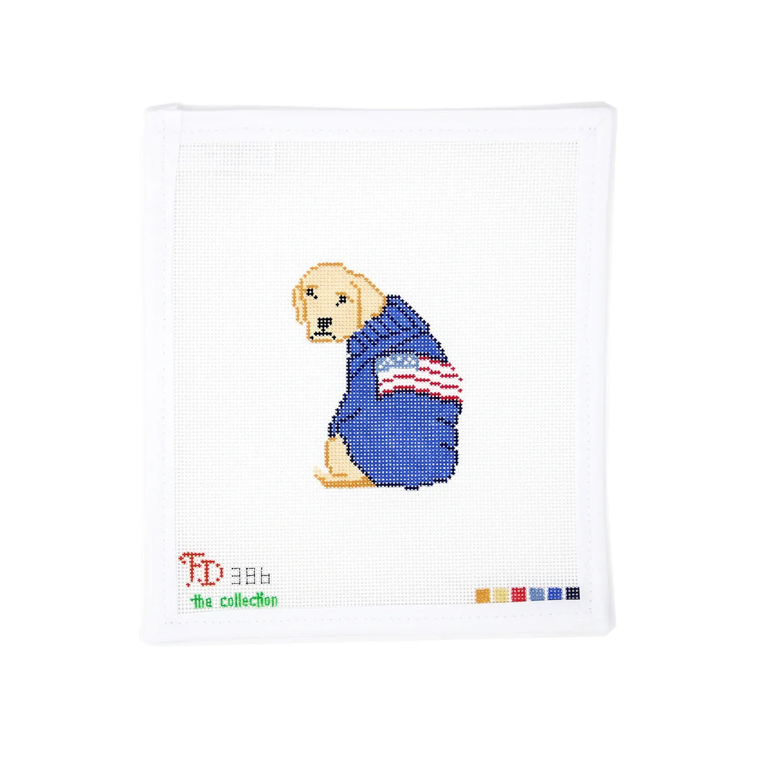 Lab Pup in a Sweater