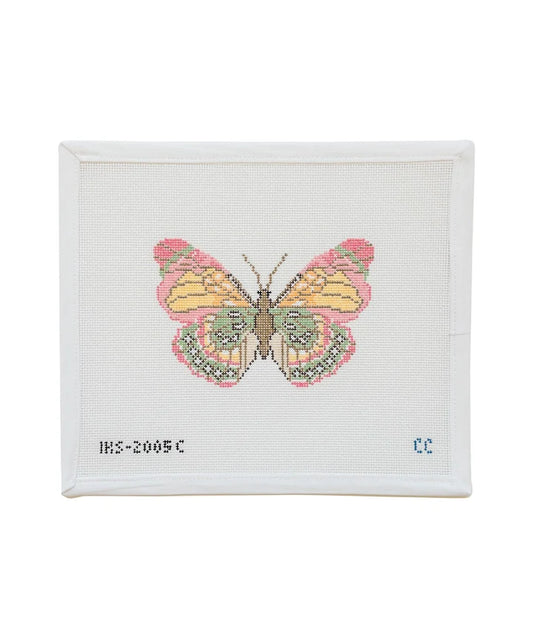 Butterfly Ornament - Pink Green