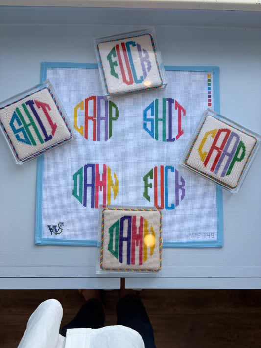 Multicolor Dirty Coasters
