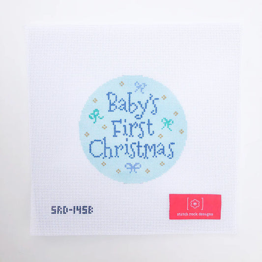 Baby's First Christmas - Blue