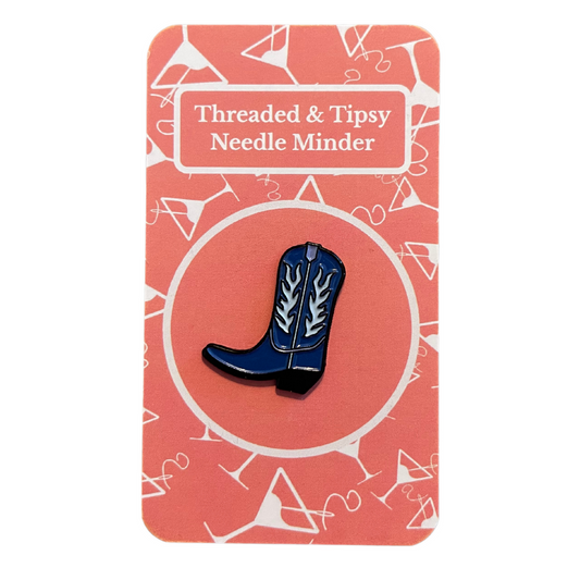Blue Boot Needle Minder