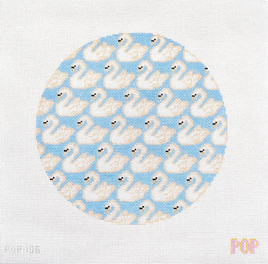 POP 106 Swan Pattern Round Large