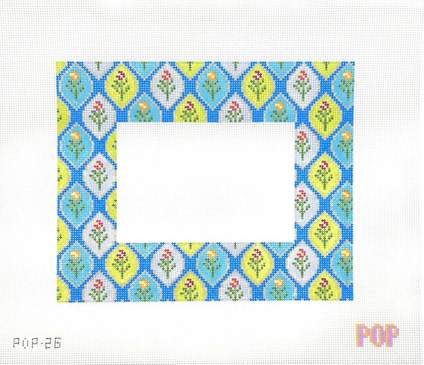 POP 26 Blue Multi Floral Frame