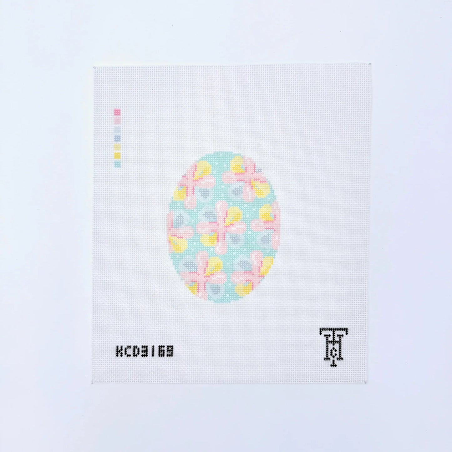 Ribbons Easter Egg Printed Canvas
