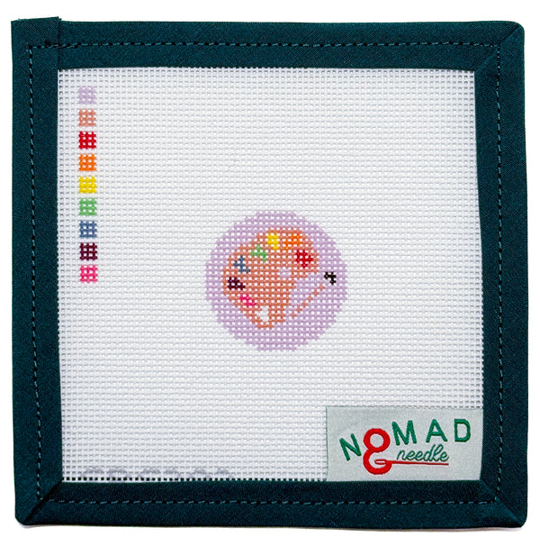 Painting Merit Badge Needlepoint Canvas