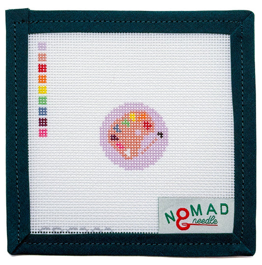 Painting Merit Badge Needlepoint Canvas
