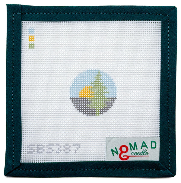 Hiking Merit Badge Needlepoint Canvas