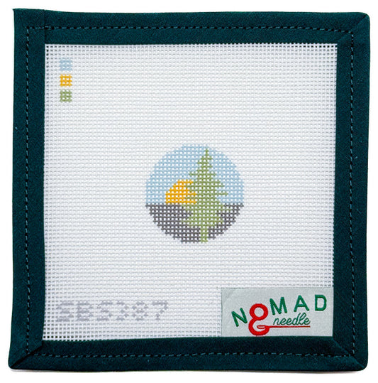 Hiking Merit Badge Needlepoint Canvas