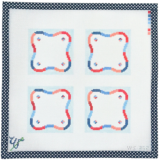 Nantucket Squiggle Coasters