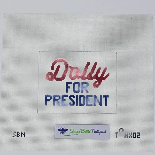 Dolly for President (red/white/blue)