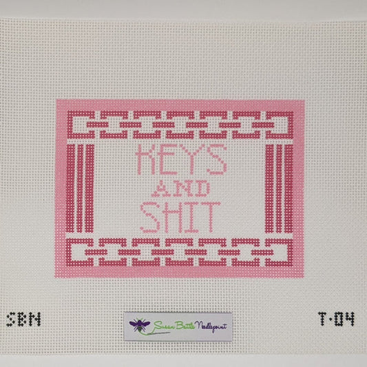 Keys & Sh*t in Pink Tray Insert