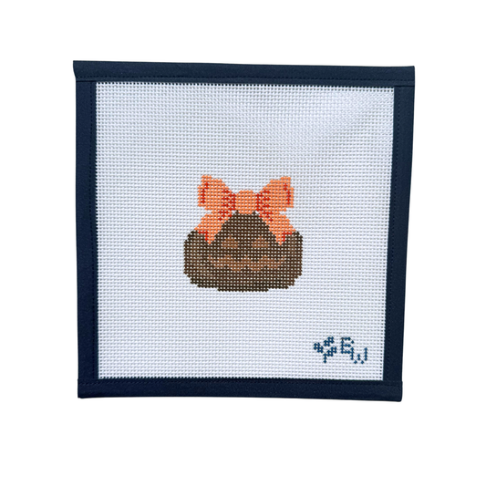Peanut Butter Pumpkin with Bow
