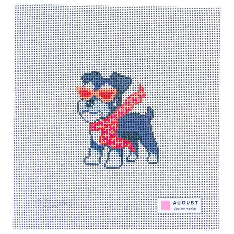 Bougie Schnauzer - Needlepoint Canvas