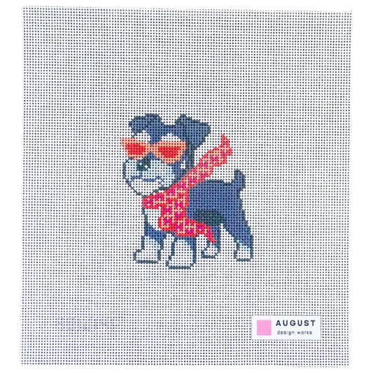 Bougie Schnauzer - Needlepoint Canvas