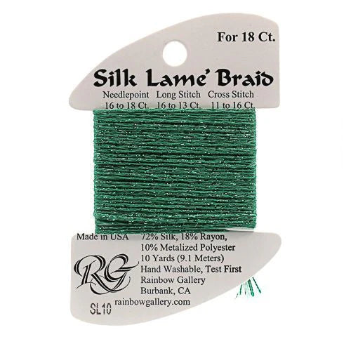 Silk Lamé Braid SL10 Green