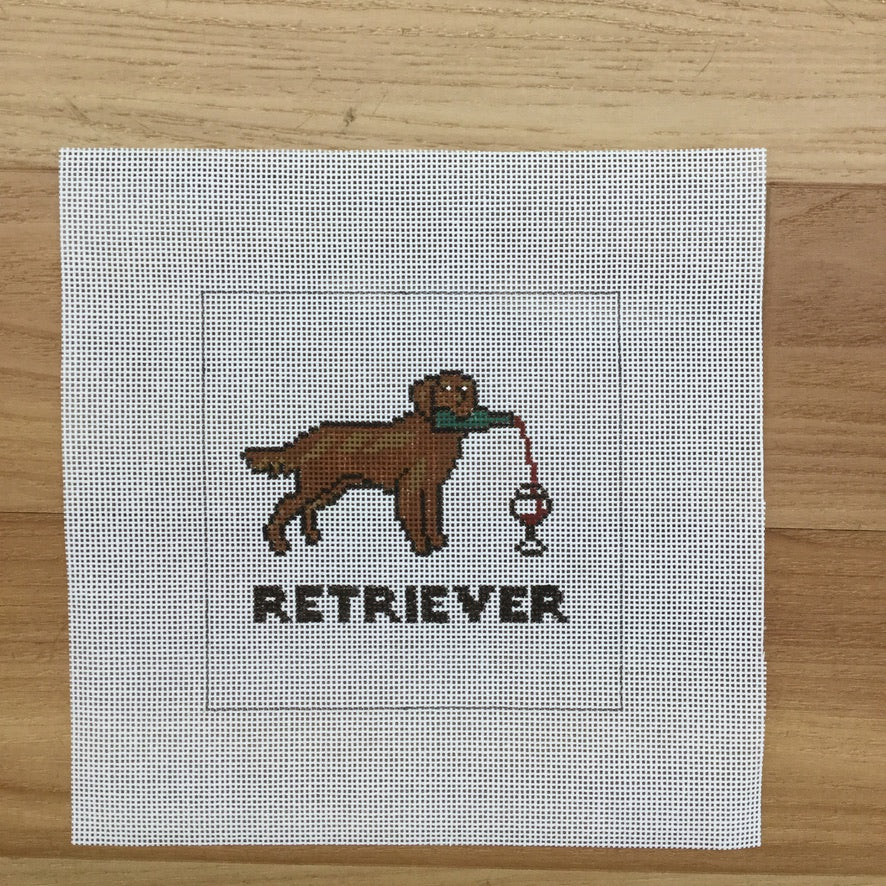 Retriever (Red Wine) Canvas