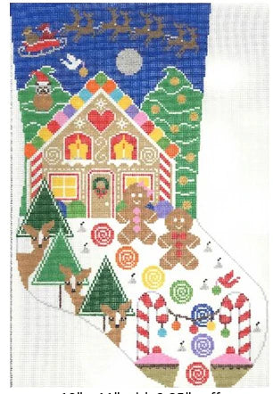 Gingerbread Xmas Stocking