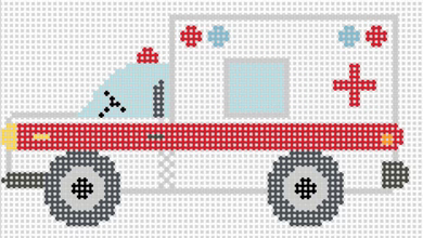 Ambulance Needlepoint Canvas