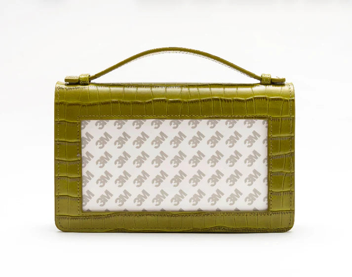 The Everyday Clutch - Green Croc