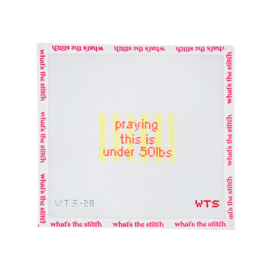 Praying This Is Under 50lbs Luggage Tag