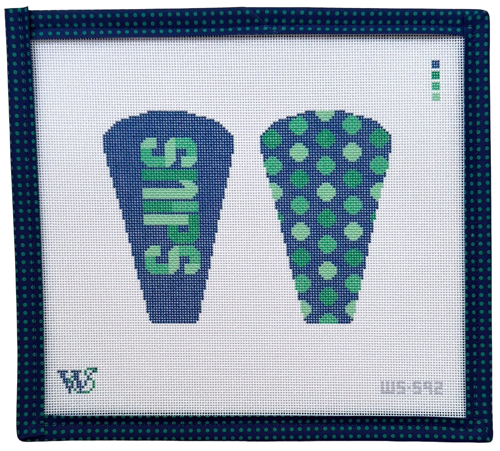 Snips- Navy and Green