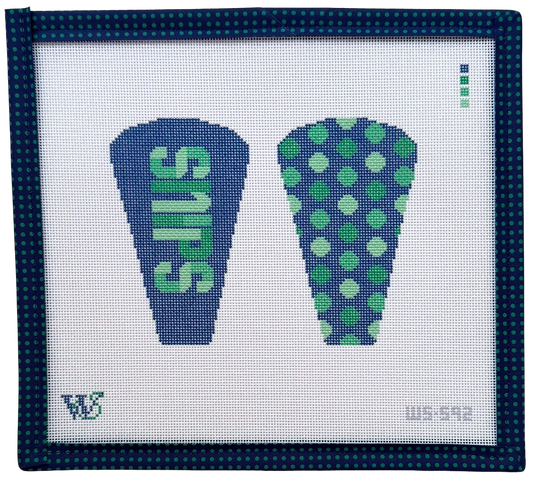 Snips- Navy and Green
