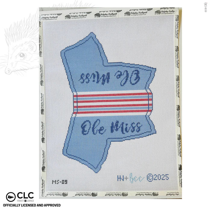 University of Mississippi Putter Cover Needlepoint Canvas