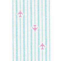 Airplanes with Aqua Stripes