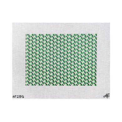 Allover Y Pattern Clutch Needlepoint Canvas