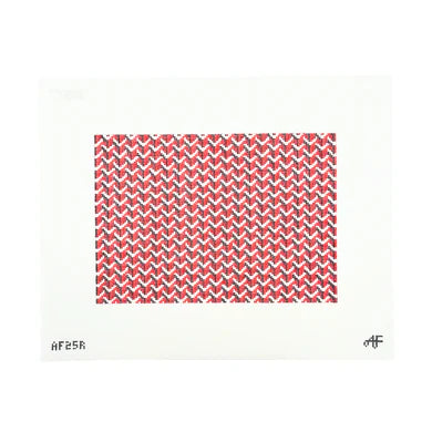 Allover Y Pattern Clutch Needlepoint Canvas