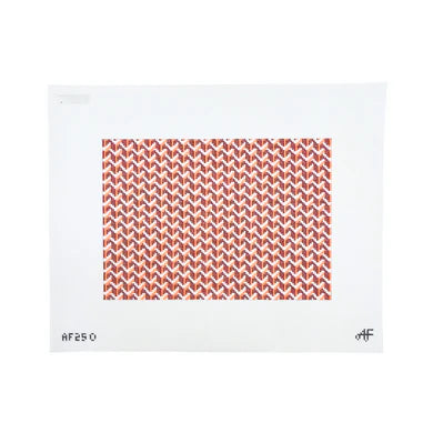 Allover Y Pattern Clutch Needlepoint Canvas