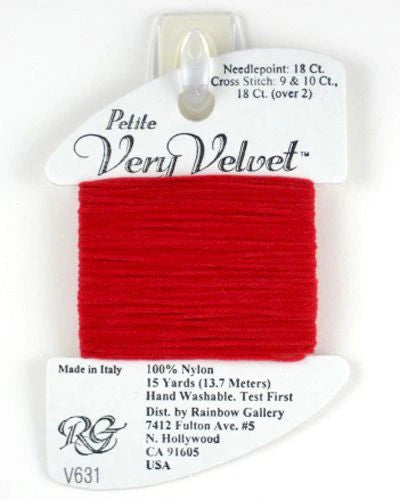 Petite Very Velvet V631 Christmas Red