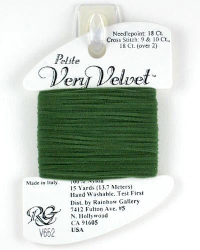 Petite Very Velvet V652 Hunter Green