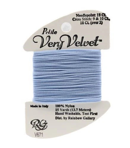 Petite Very Velvet V671 Powder Blue
