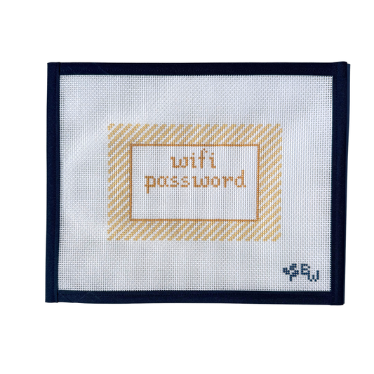 Wifi Password - Gold Stripes