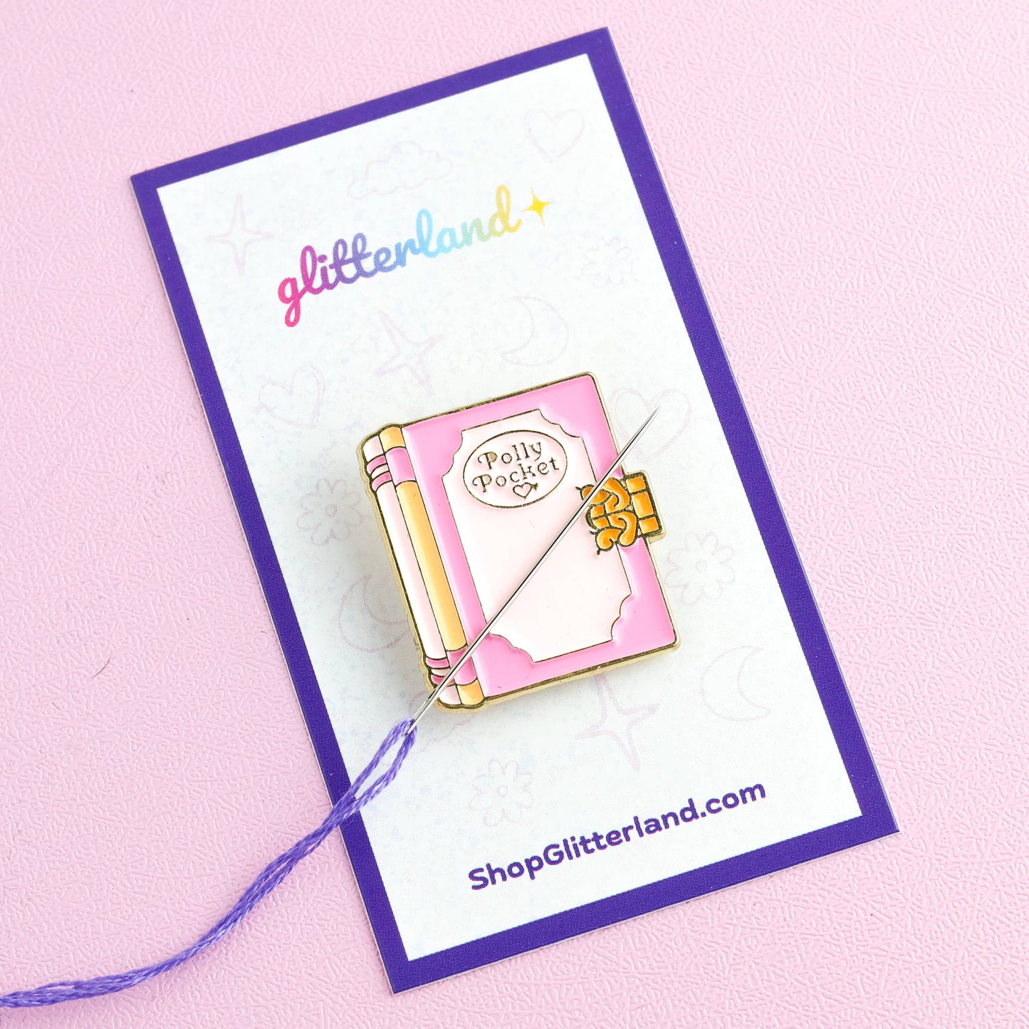 Girl Toy Book Needle Minder Magnet