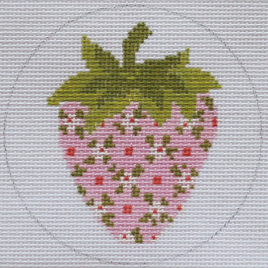 Strawberries: Pink with White flowers