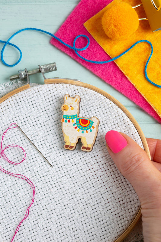 Alpaca Needle Minder | Gift for Crafters