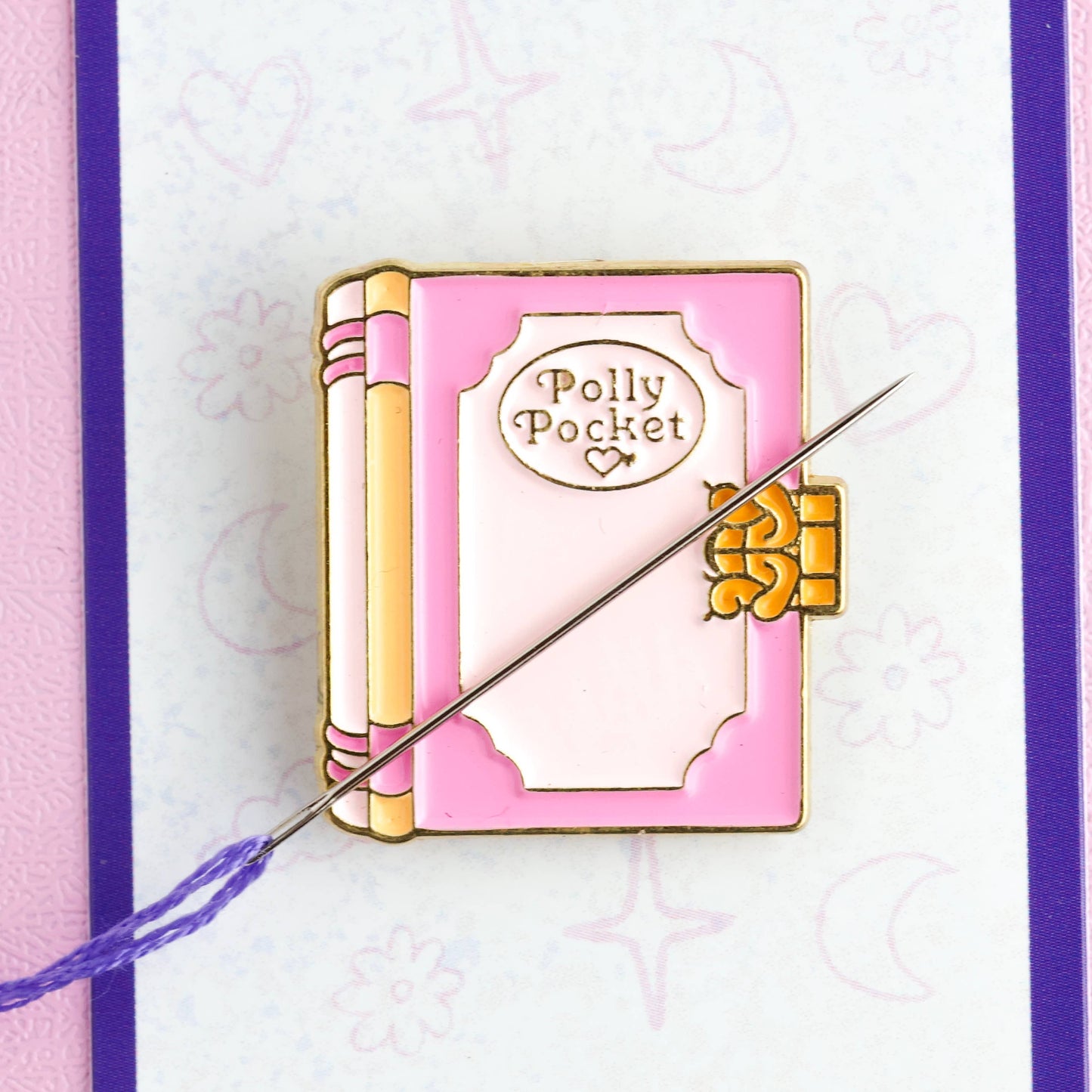Girl Toy Book Needle Minder Magnet