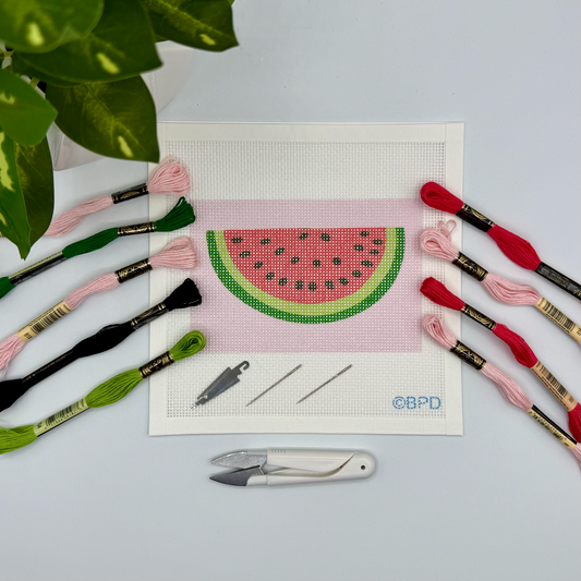 Watermelon Needlepoint Design