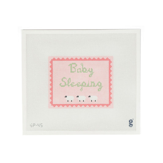 Baby Sleeping Canvas Pink