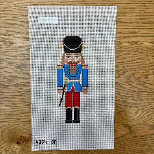 Blue Guard with Sword Nutcracker