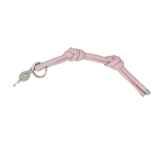 Knotted Leather Threader-Blush
