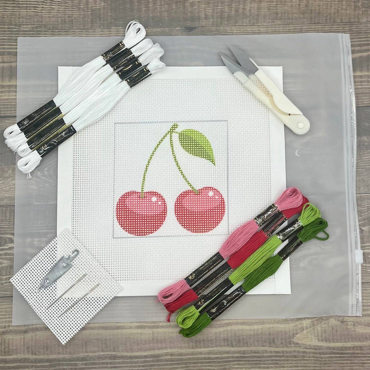 Cherries Needlepoint Design