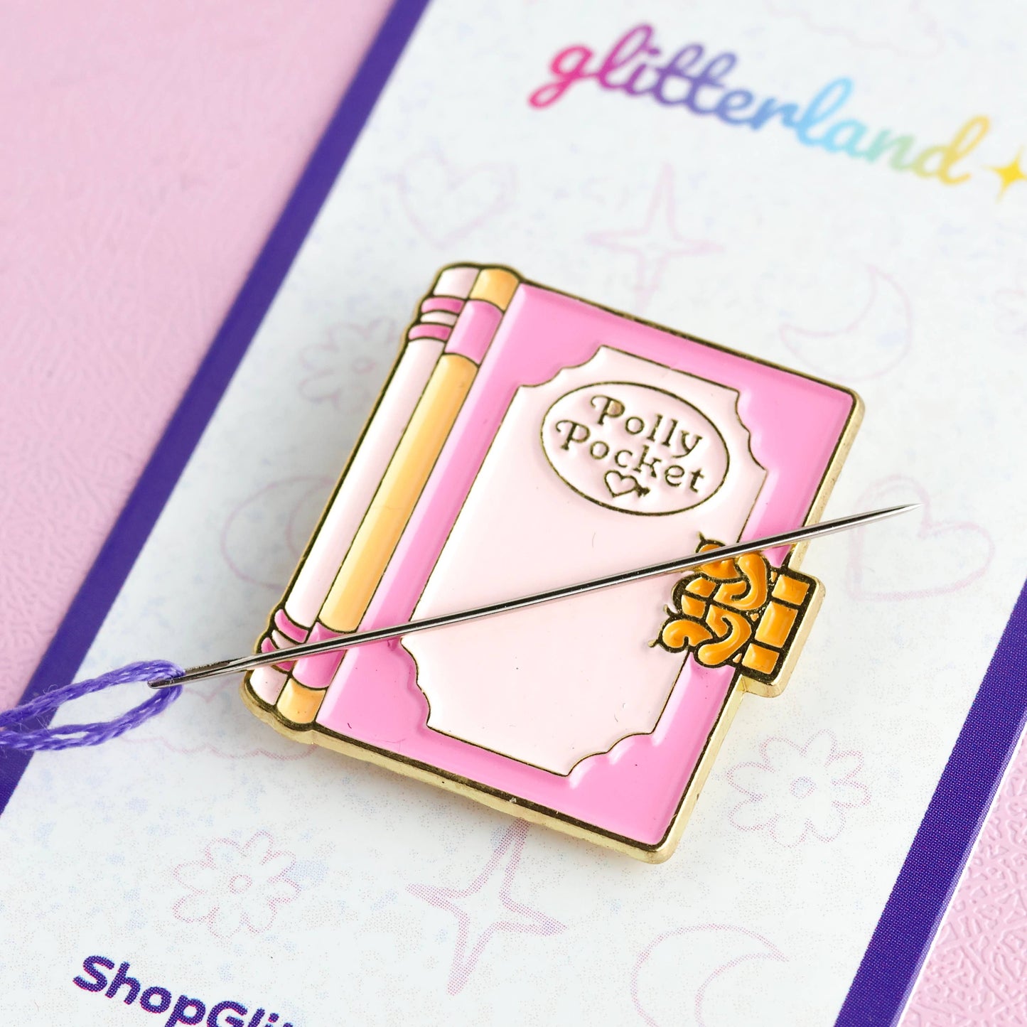 Girl Toy Book Needle Minder Magnet